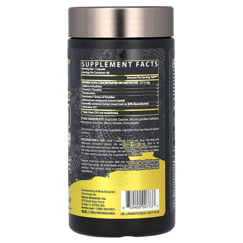 Nutrex Research Lipo 6 Intense Ultra Concentrate
