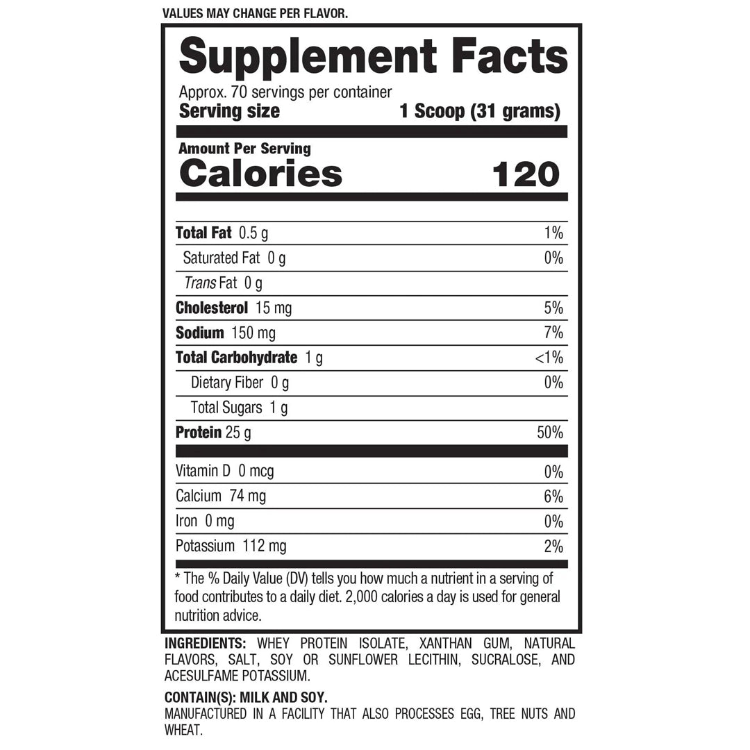 BPI Sports ISO HD Protein 4.9lbs