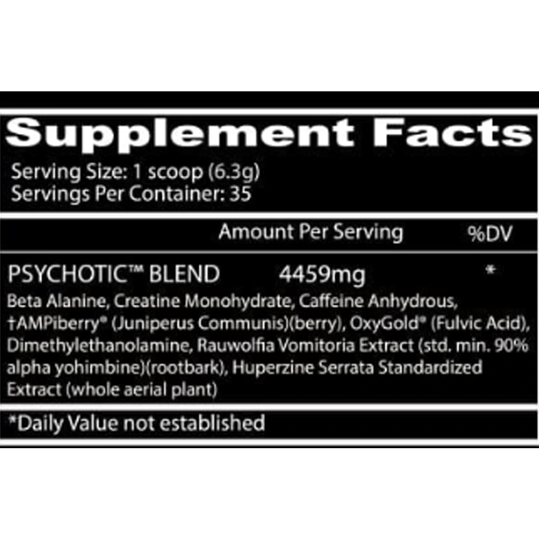 Insane Labz Psychotic Red | 35 Servings