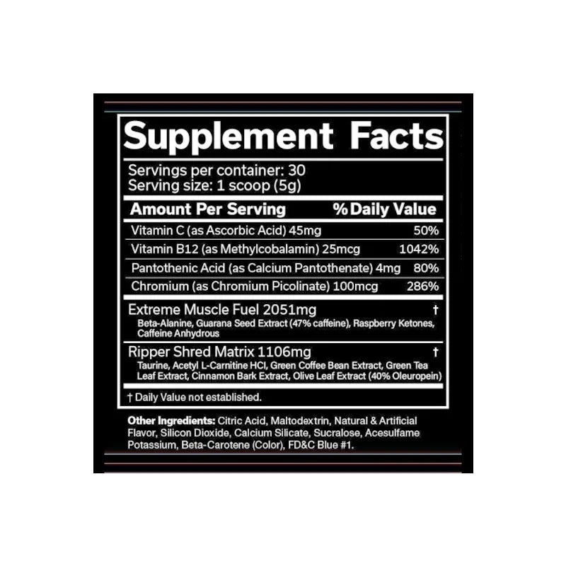JNX Sports The Ripper Pre Workout | 30 Servings