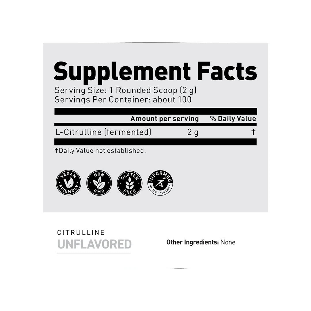 Kaged Citrulline Unflavored 100 Servings