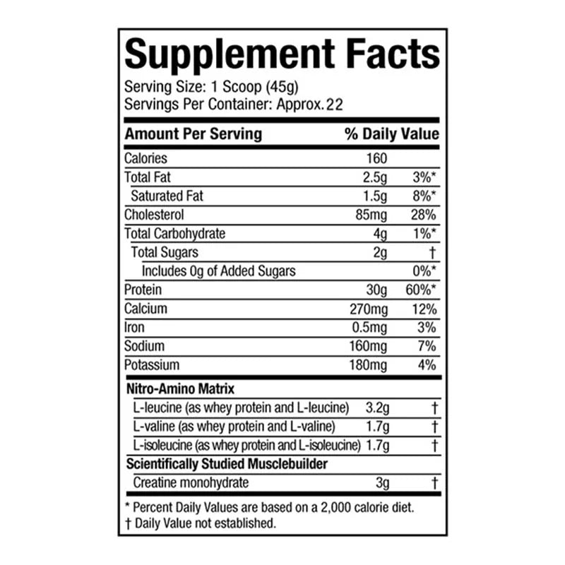 Muscletech Nitro Tech Whey Protein | 2Lbs