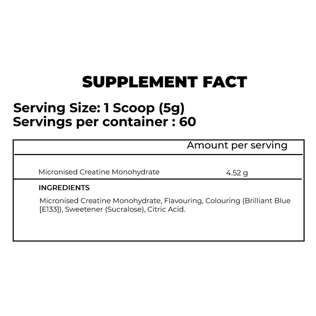 Warrior Creatine Monohydrate | 60 Servings