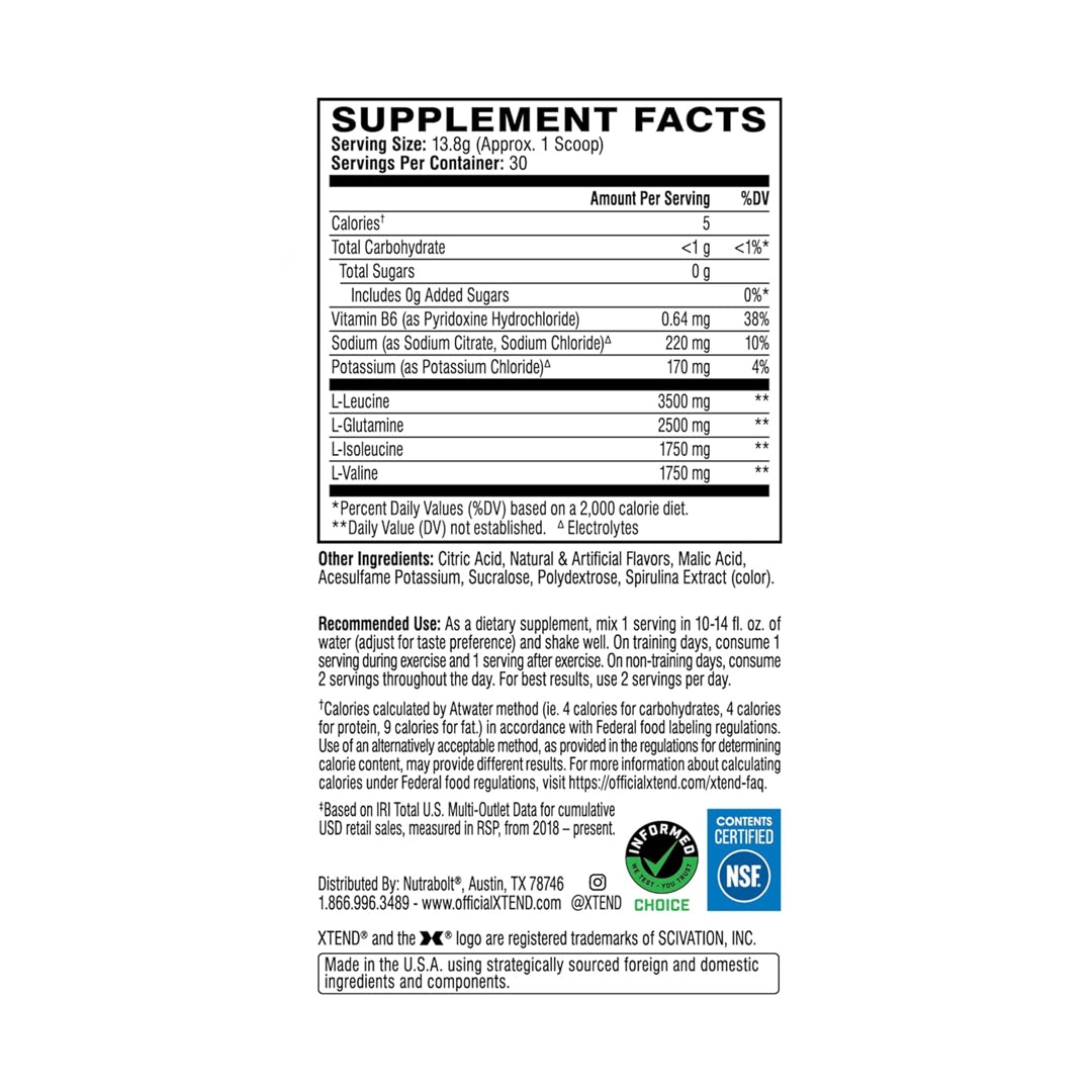 Scivation Xtend BCAA Elite Recovery 30 Servings