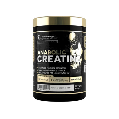 Kevin Levrone Anabolic Creatine supplement container on a white background