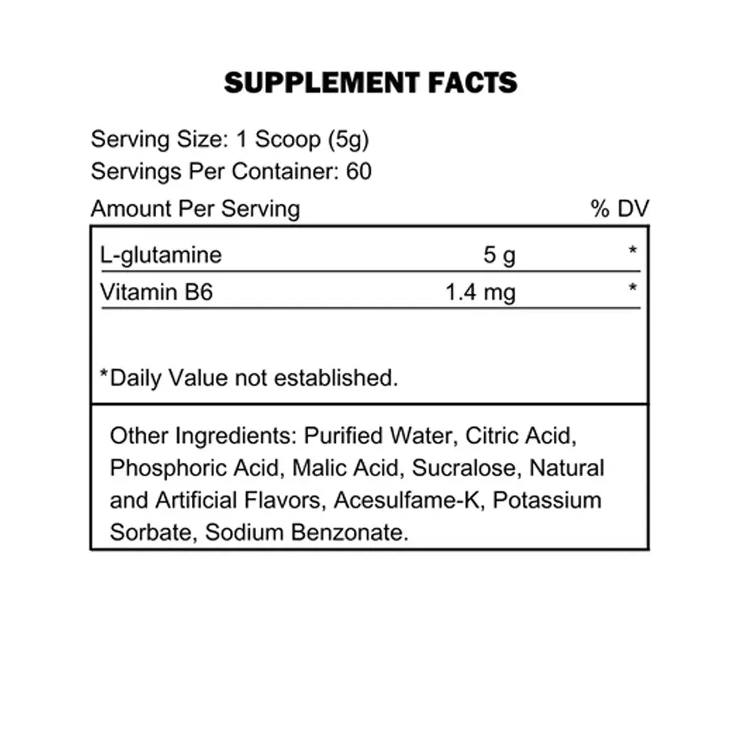 Kevin Levrone Anabolic Glutamine ingredients and nutrition facts