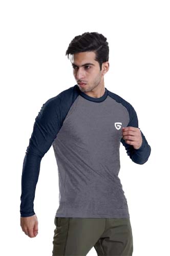 Long Sleeves Tee-Grey