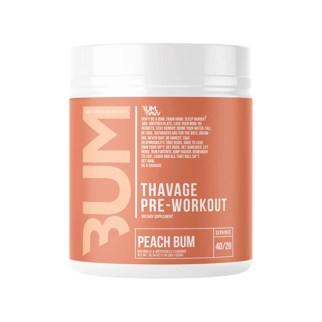 CBUM Thavage pre workout Pakistan by Raw Nutrition 520g for gym energy support