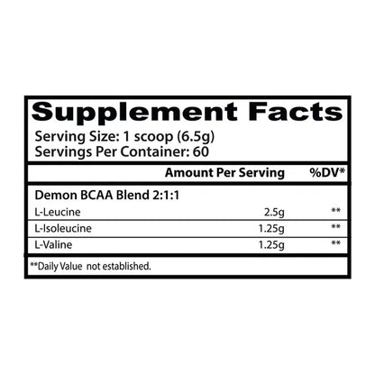 Insane Labz Demon BCAA | 60 Servings