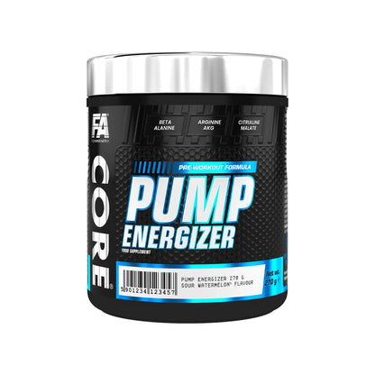 FA Core Pump Energizer Pre Workout 270g energy and pump supplement