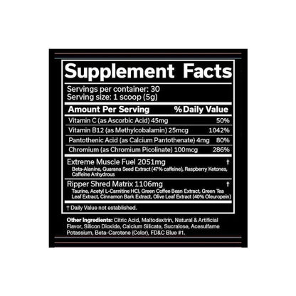 JNX Sports The Ripper Pre Workout | 30 Servings