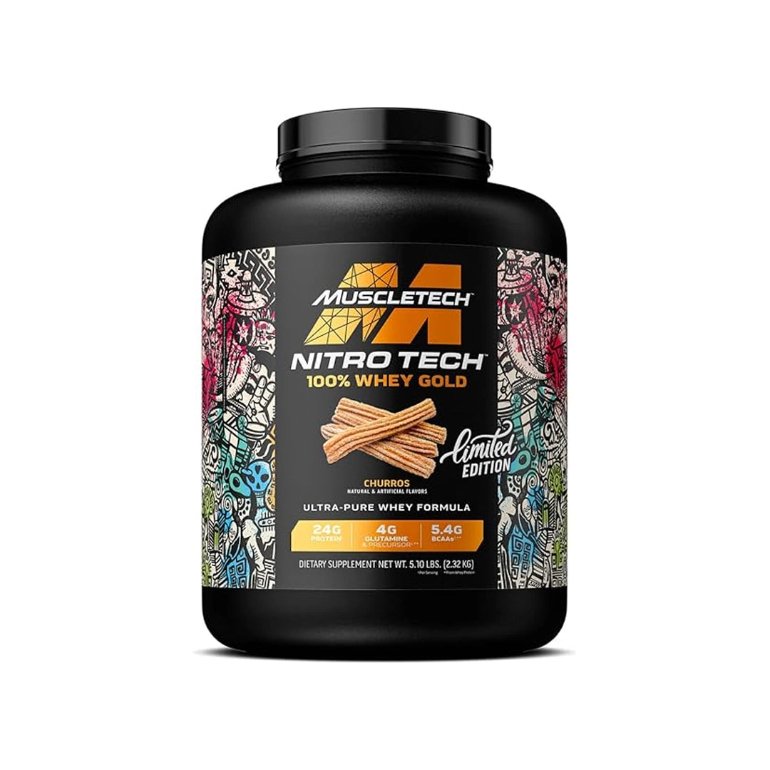 MuscleTech Nitro Tech 100% Whey Gold 5.10 Lbs whey protein in Pakistan at Nutrojenix.com