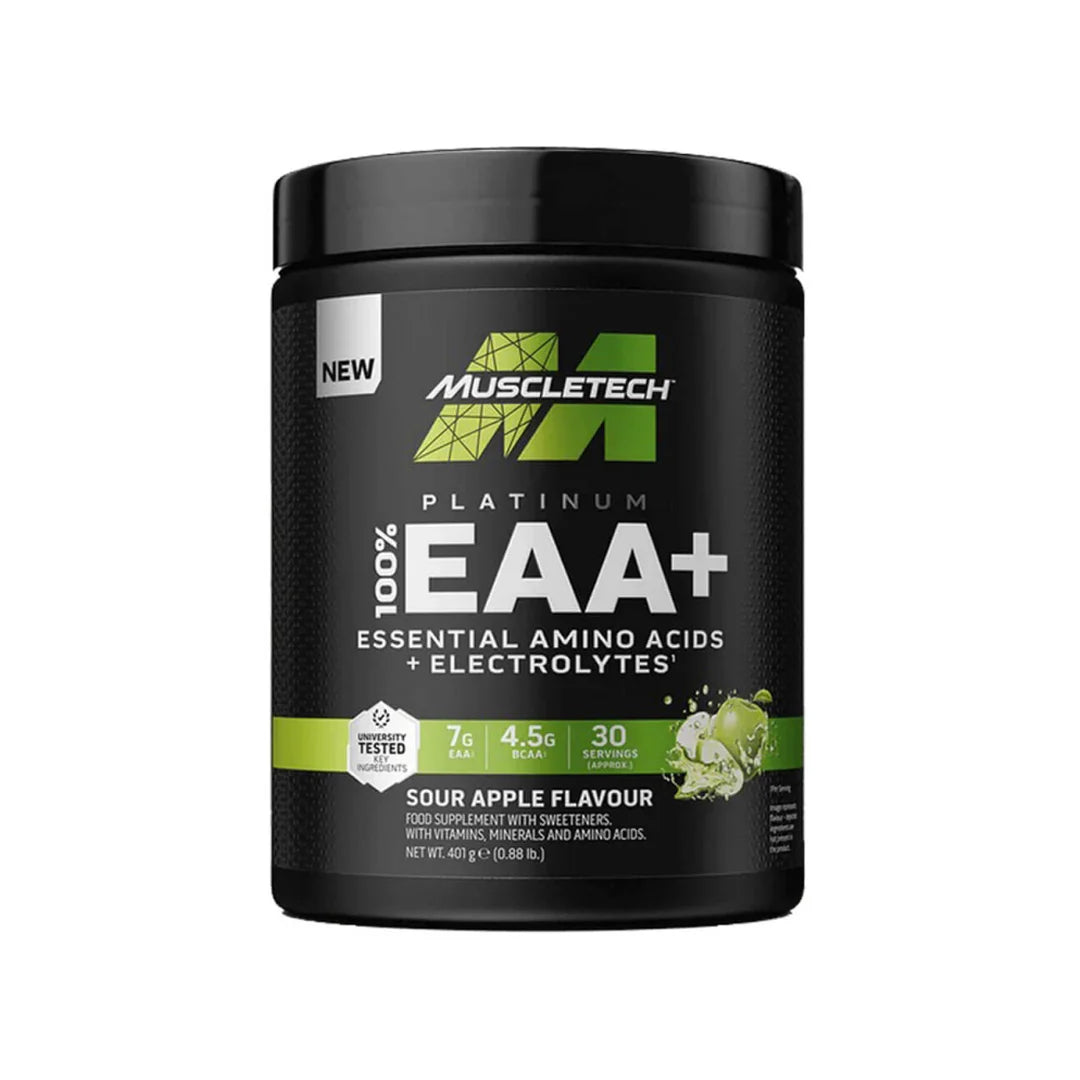 Buy MuscleTech Platinum 100% EAA+ 30 Servings in Pakistan at Nutrojenix.com – essential amino acids supplement