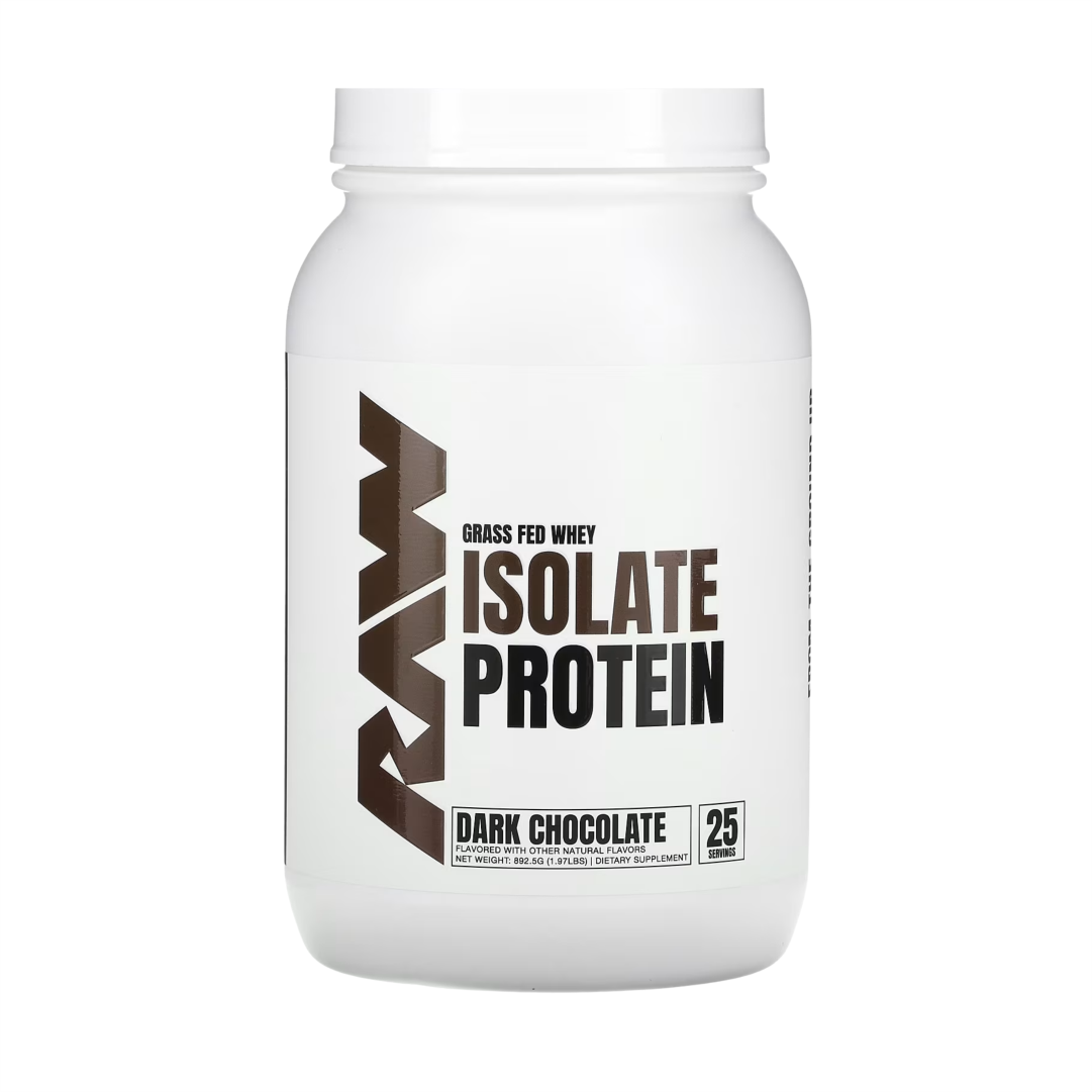 Raw Isolate Protein Pakistan 25 servings by Raw Nutrition for muscle recovery and daily protein intake