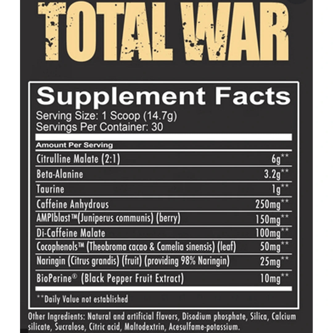 Redcon1 Total War Pre Workout | 30 Servings