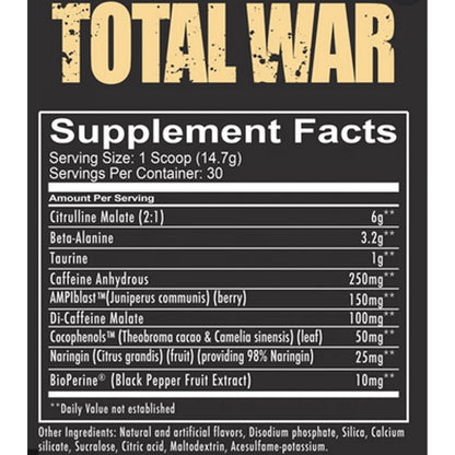 Redcon1 Total War Pre Workout | 30 Servings
