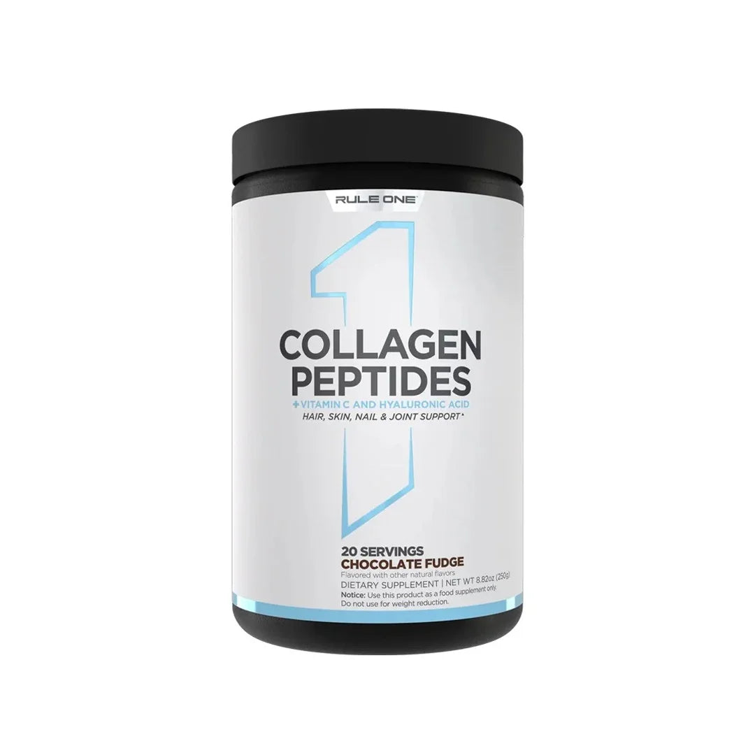 Rule 1 Collagen Peptides | Chocolate Fudge | 20 Servings