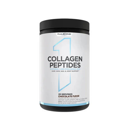 Rule 1 Collagen Peptides | Chocolate Fudge | 20 Servings