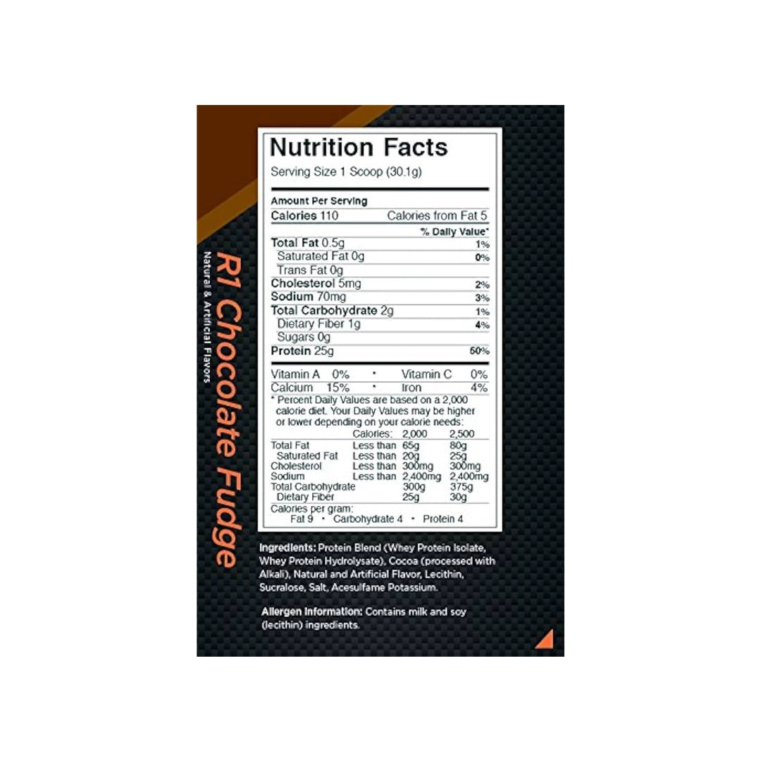 Rule 1 R1 Whey Protein Isolate 2lbs