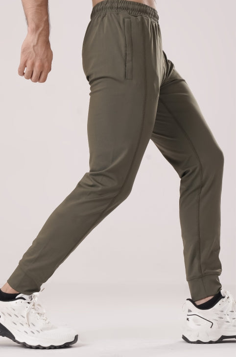 Charcoal Fitted Bottom-Olive