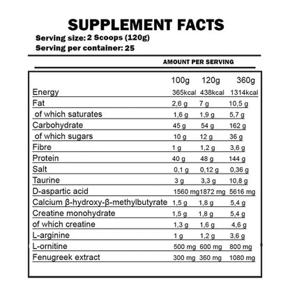 Kevin Levrone Anabolic Mass Gainer | 3Kg