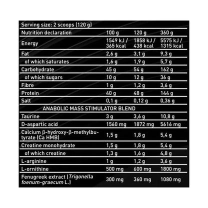 Kevin Levrone Anabolic Mass Gainer 7Kg