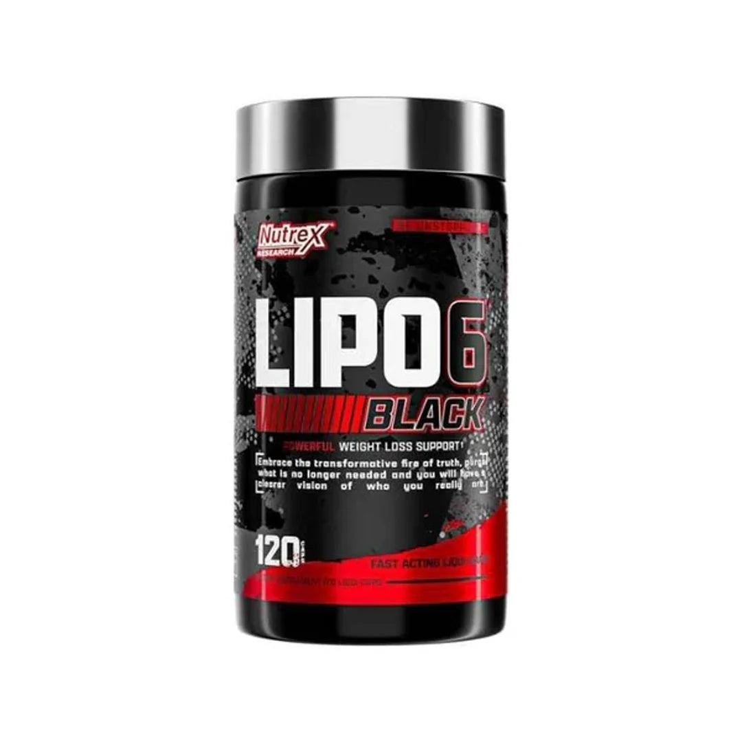Nutrex Lipo-6 Black, Fat Burner | 120 Capsules