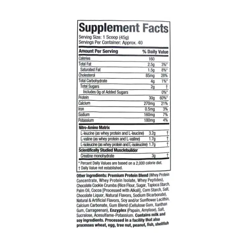 Muscletech Nitro Tech Whey Protein | 4Lbs