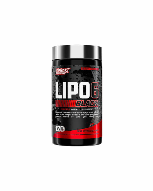 Nutrex Lipo-6 Black Extreme Potency Fat Burner 120Cap